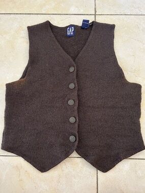 GAP Chocolate Brown Knit Sweater Top